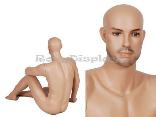 Male sitting pose Mannequin Manequin Manikin Dress Form Display #MZ-GLM1