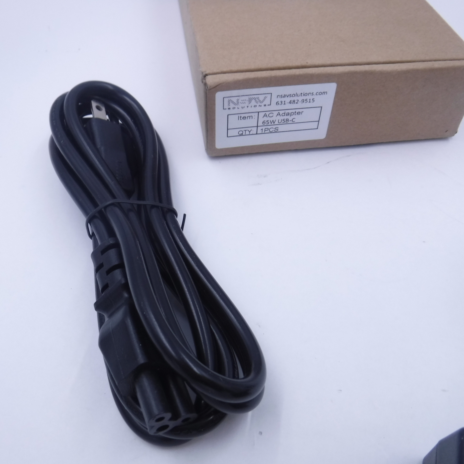 NSAV Solutions AC Power Adapter 65W USB-C LITEON PA-1700-02 100-240V