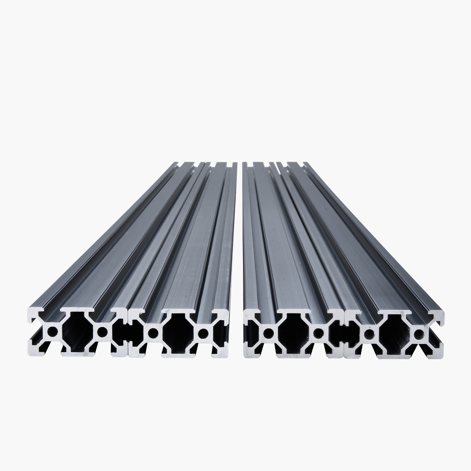 4PCS 39.4 in (1000 mm) T Slot 2040 Aluminum Extrusion Anodized Linear Rail