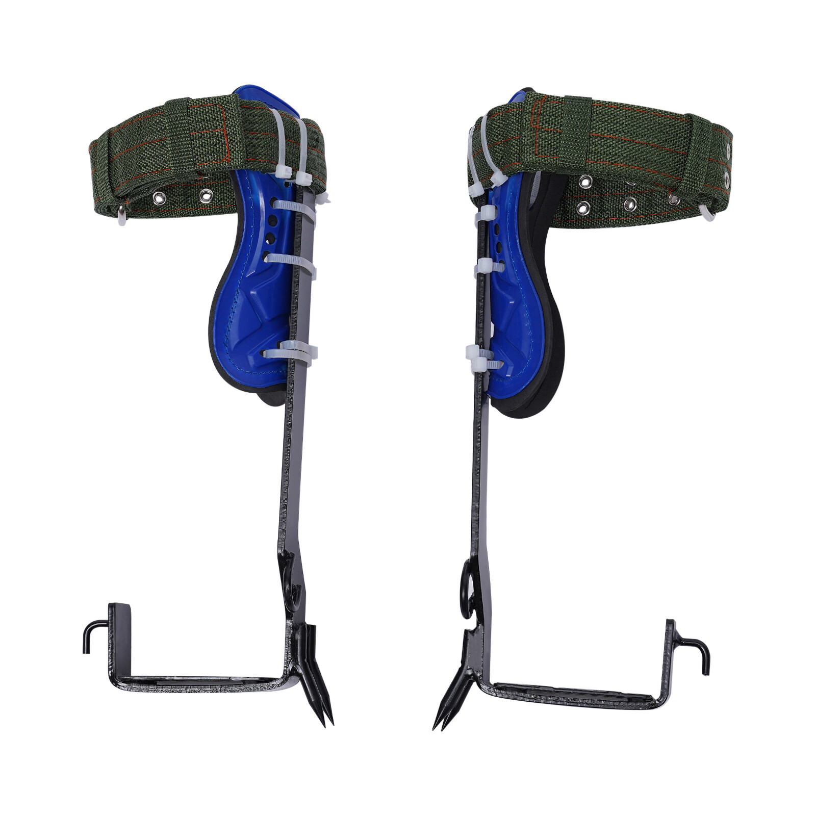 2 Gear Tree Climbing Spikes w/Harness Safety Adjustable Belt Tree Climbing Set !