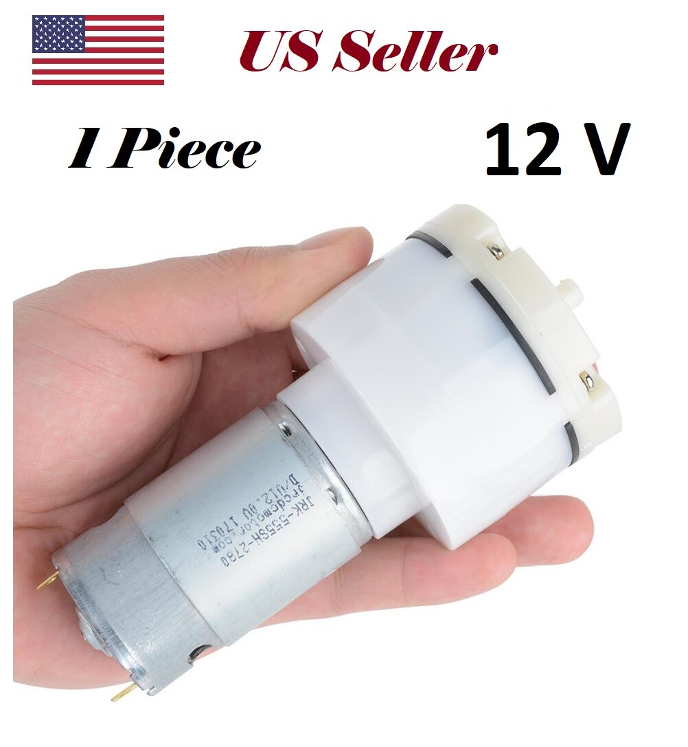 Powerfull Mini Diaphragm Single Head Air Pump – 14 L/min (3.7gpm) – 12 V DC