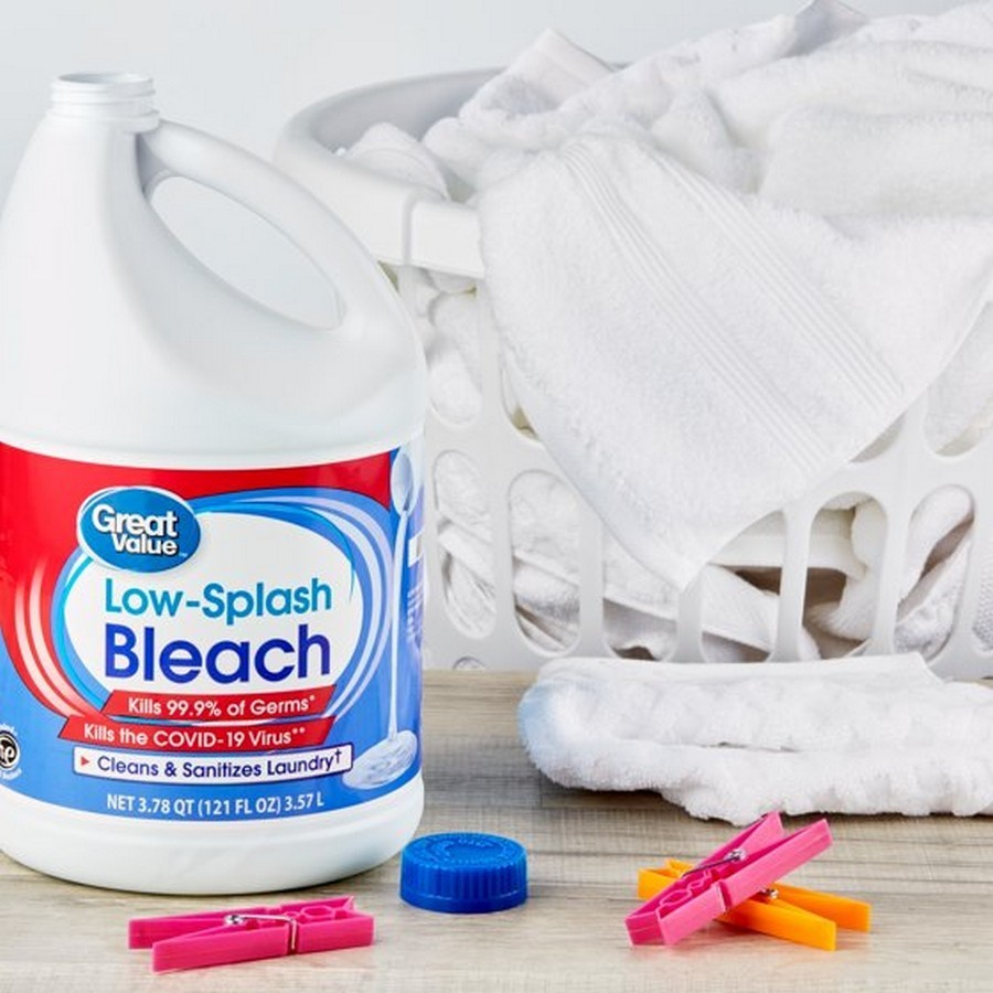 Great Value Concentrated Low Splash Bleach Regular, 121 floz Free Shipping US