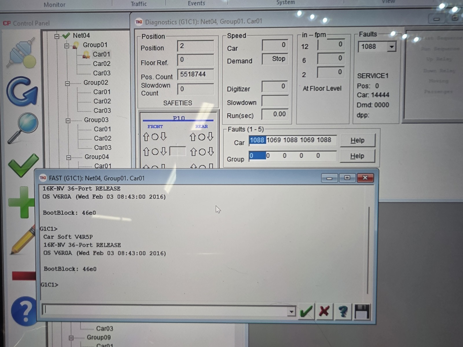 TAC20 CPU 188e 6300KY14 Rev AK thyssenkrupp tkelevator