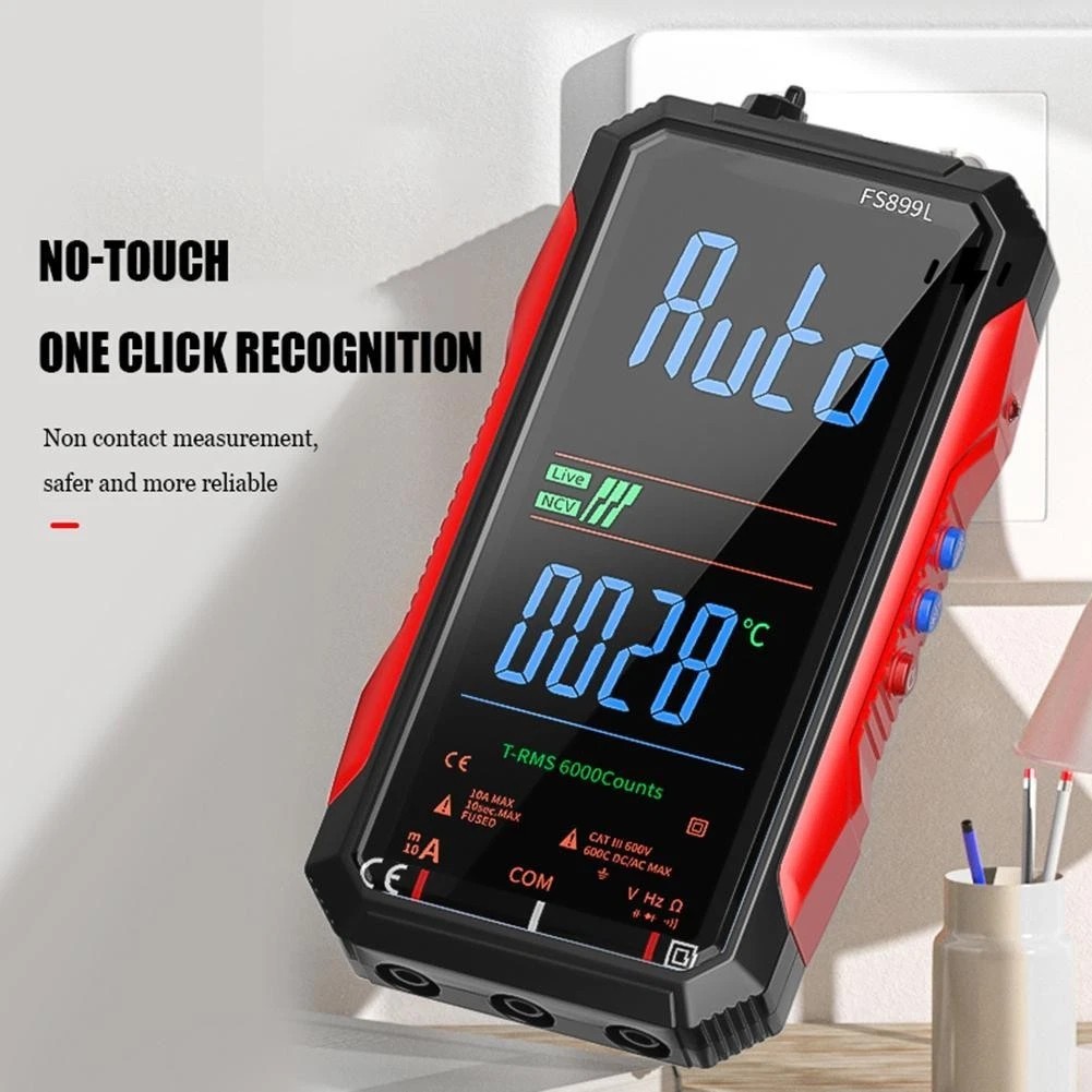 FS899S For Rechargeable Digital Multimeter with Voice Broadcast and Flashlight