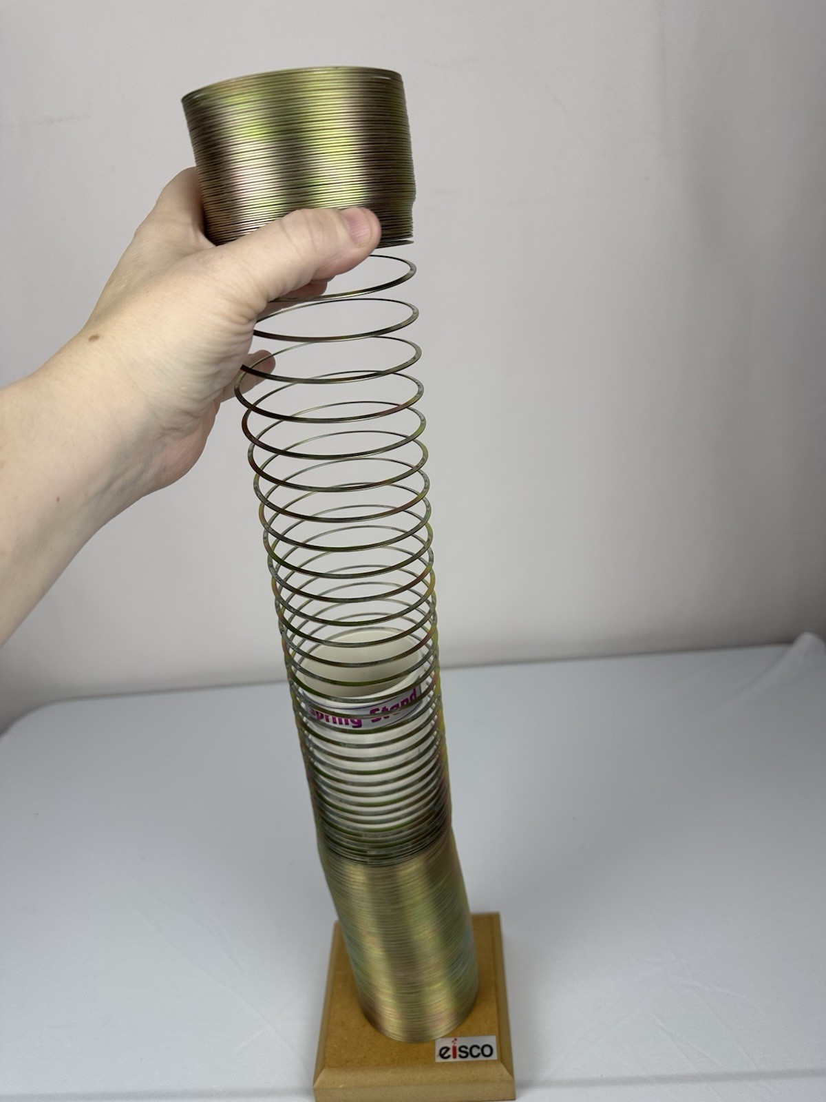 Eisco Physics Demonstration Spring Hooke’s Law Force Lab Classroom Science