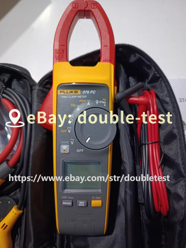 1PC used FLUKE 376FC Digital Clamp Meter True RMS AC/DC with iFlex#dou