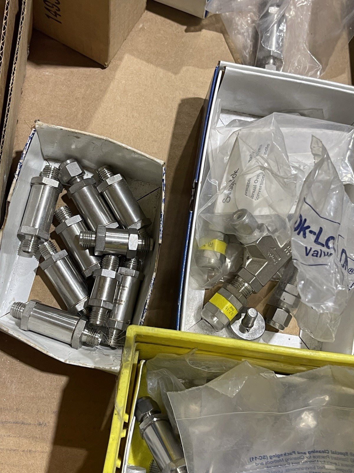 Lot Of Swagelok Fittings, Hoses, Valves, Filters, SS Stainless Steel, HC C-276