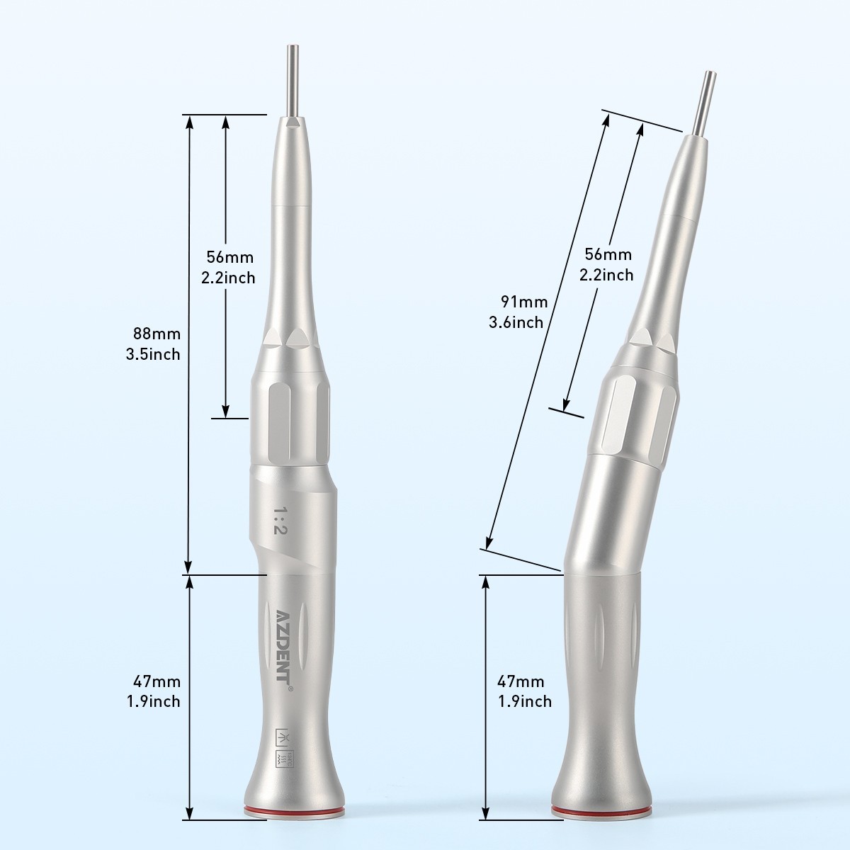 AZ Dental Brushless LED Electric Micro Motor 1:1/1:2 20° Saw Surgical Handpiece