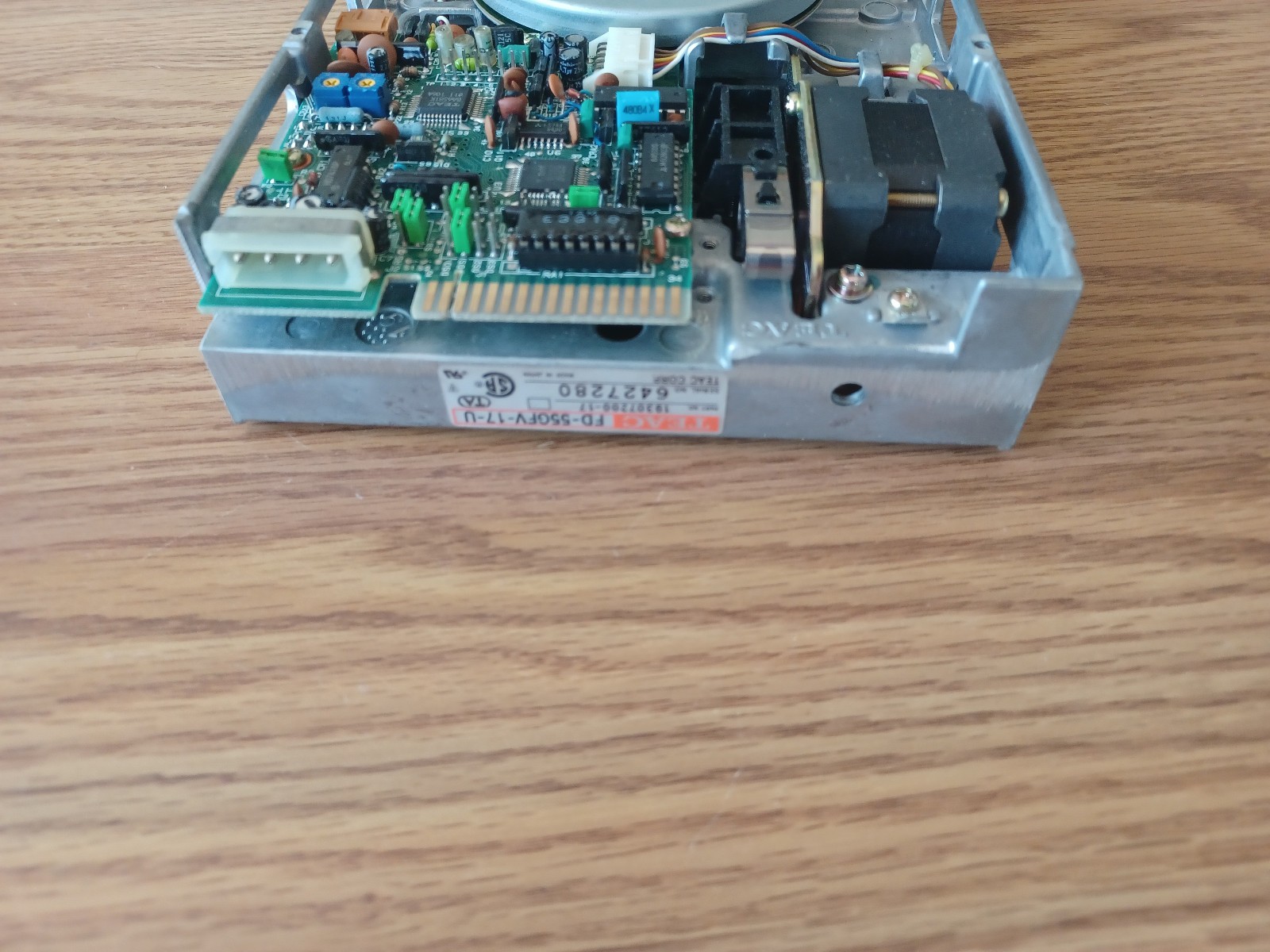 TEAC FD-55GFV-17-U 5.25 Floppy Drive Vintage HTF ITEM Parts Or Repair
