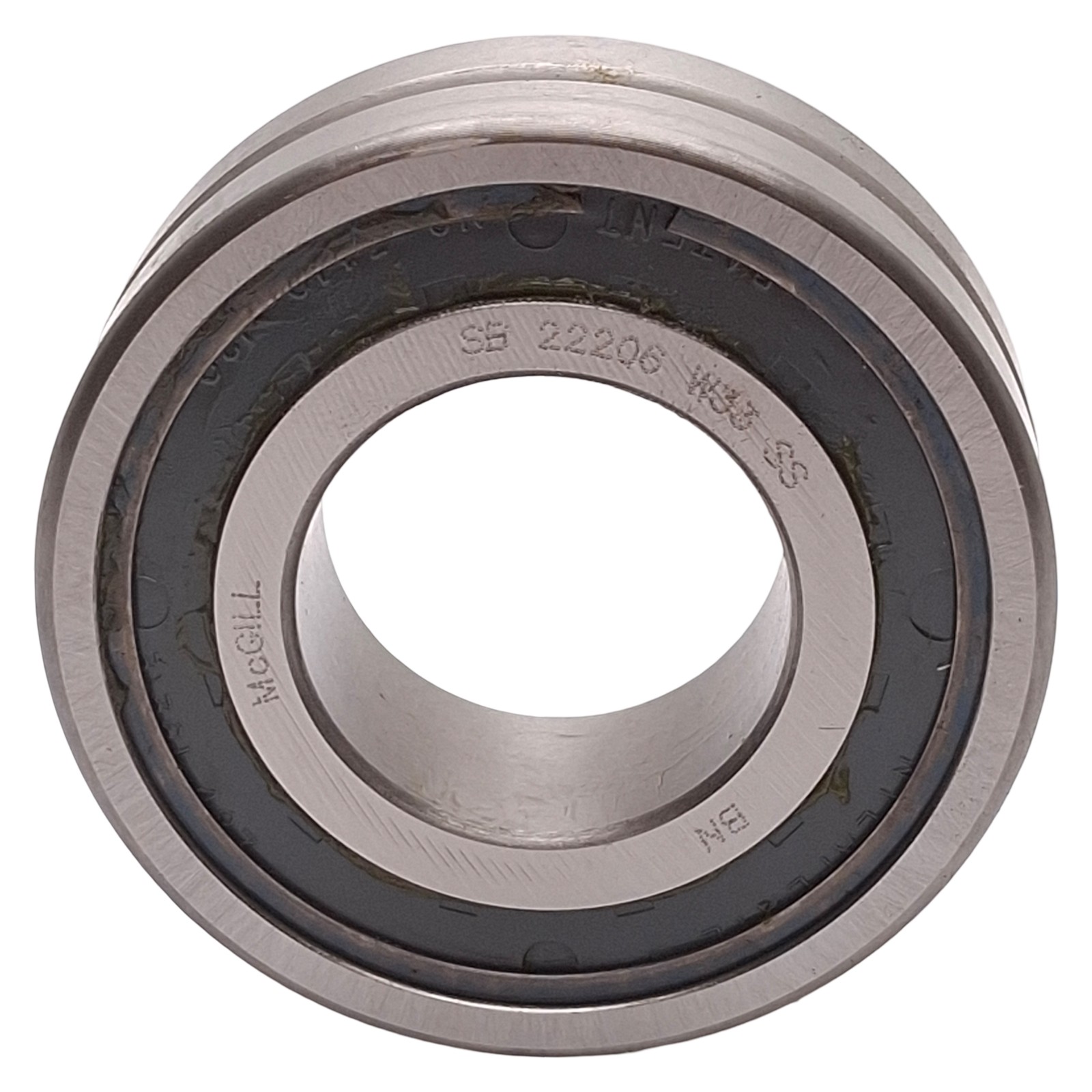 McGill SB 22206 W33 SS Spherical Roller Bearing, ø30mm ID, ø62mm OD, 20mm Width
