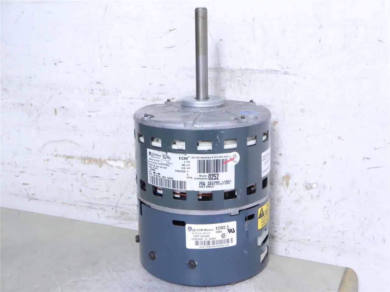 GE 5SME39HL0252 ECM Furnace Blower Motor 1/2HP 115V CCWLE 405339 P405339