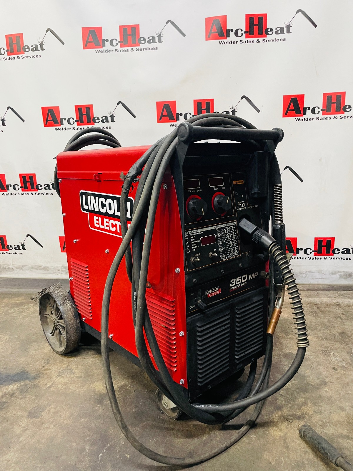 LINCOLN POWERMIG 350MP MIG WELDER
