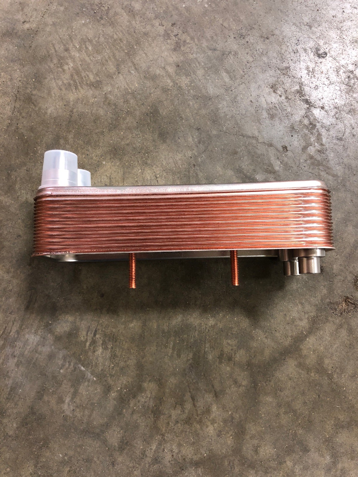 NEW, ALPHA LAVAL, AC10-16, BRAZED PLATE HEAT EXCHANGER, -58 – 347F, R410A. (41C)