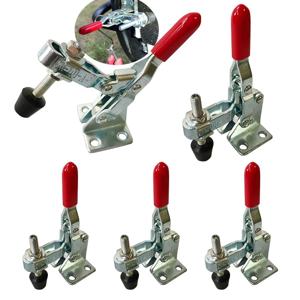 Toggle Clamps Vertical 50Kg 110Lbs Holding Capacity Quick Release 101A-5PACK