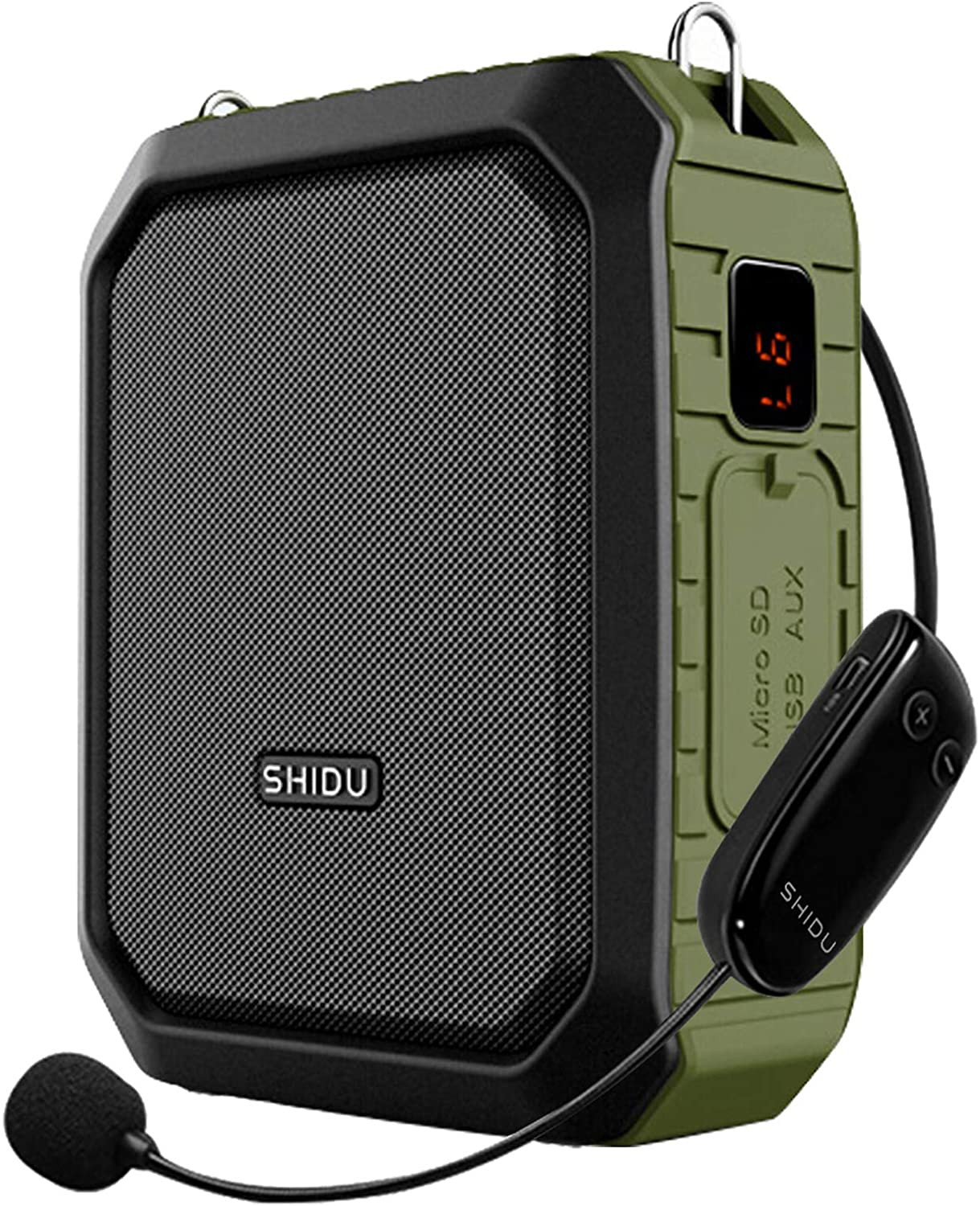 Voice Amplifier with Wireless Headset Mic – 18W 4400Mah Rechargeable Mini Pa Sys