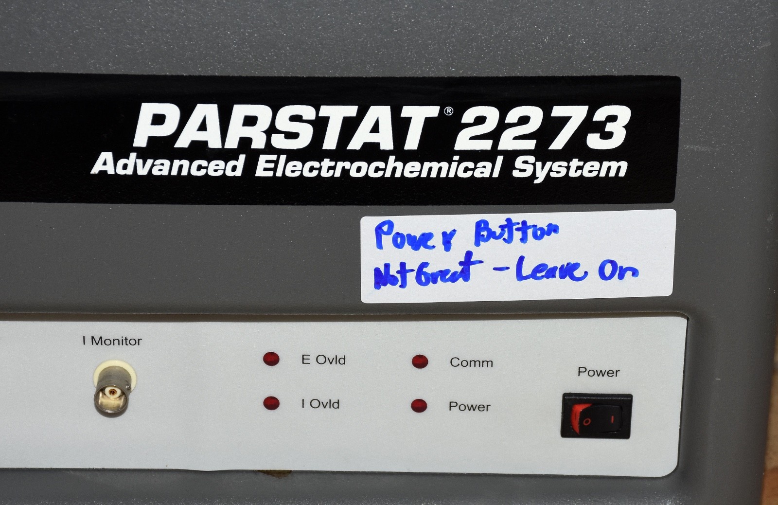 Princeton Applied Research PARSTAT 2273 Electrochemical System Potentiostat
