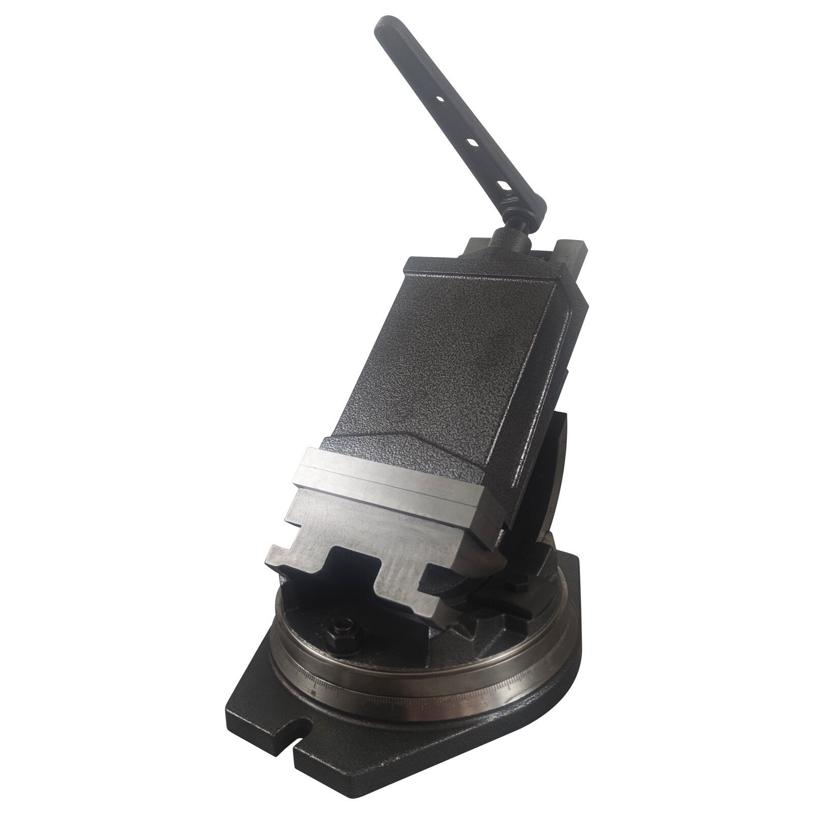 5 Inch Tilting and Swiveling Milling Bench Vice 0-90 Degrees Flat Vice