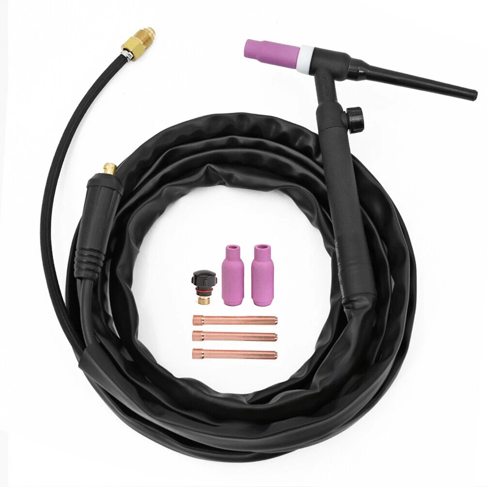 200A 110V/220V Gasless MIG Flux Core ARC/Lift TIG/MMA Welder &TIG Torch Home DIY