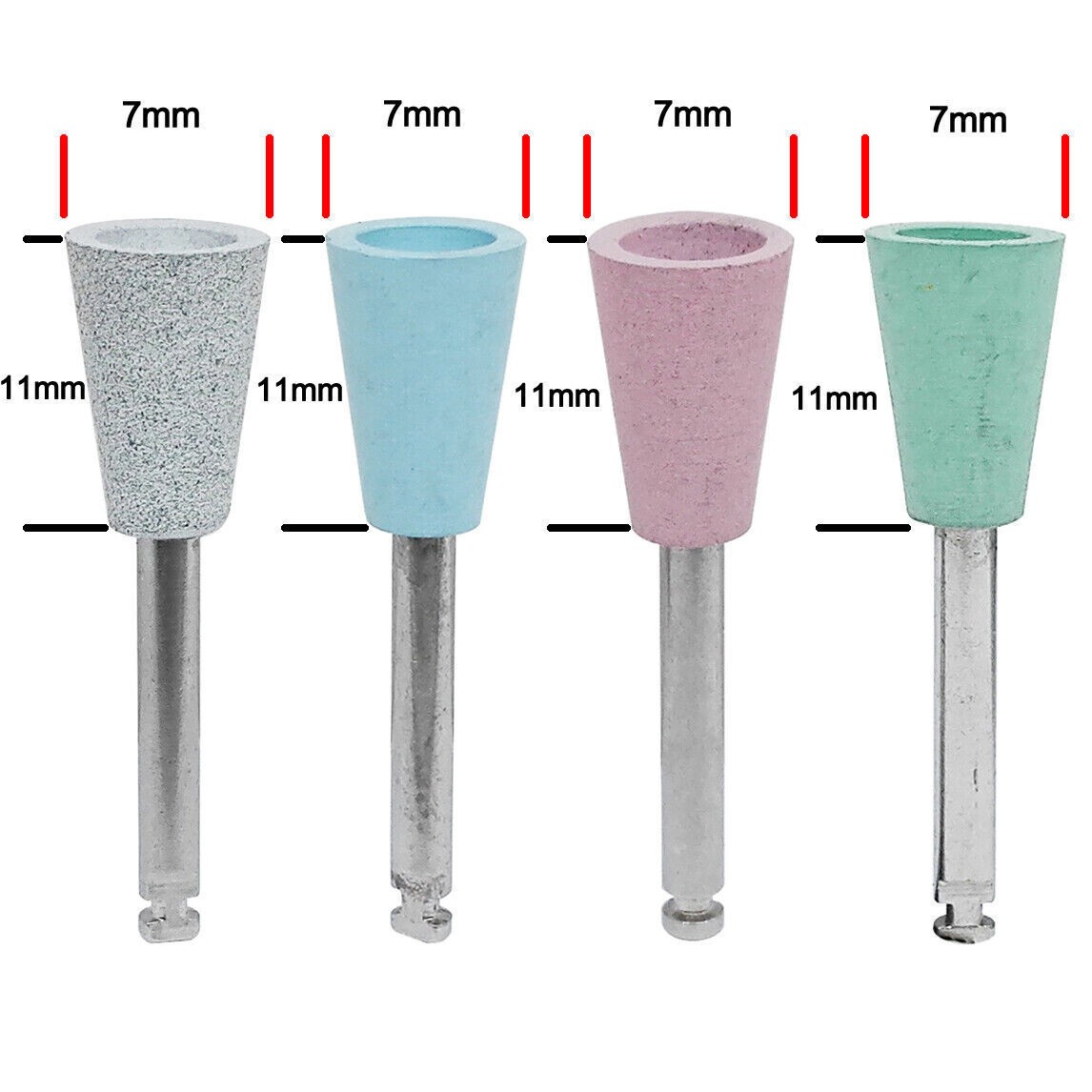 Dental Rubber Point Bur Finishing Silicone Grind Composite Polisher Cups SH3202