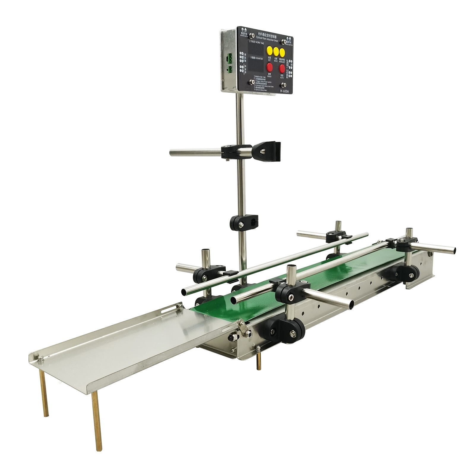 Optical Fiber Intelligent Induction Control Belt Conveyor with Double Guardrail