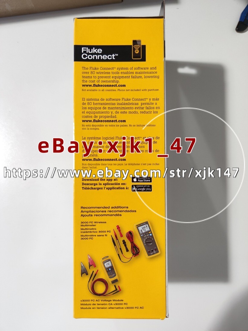 Fluke 374 FC 600A AC/DC TRMS Wireless Clamp Meter New