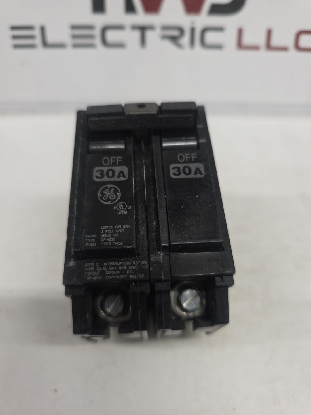ABB GE THQB2130 Bolt-On Circuit Breaker 30A 2P 120/240V 10KA THQB Model C