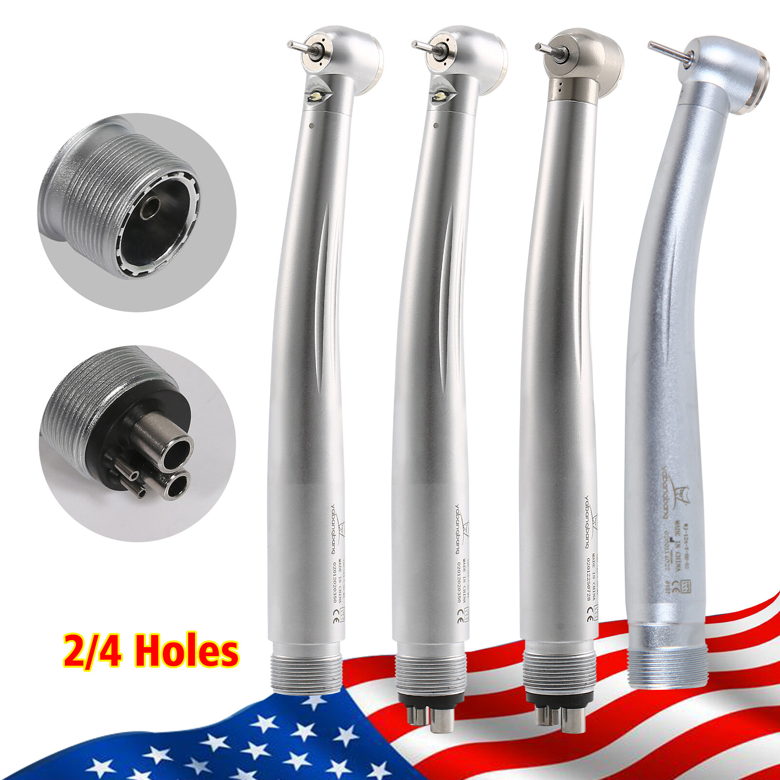 NSK Pana Max Style Dental (LED) High Speed Turbine Handpiece Push Button 2/4Hole