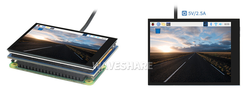 Waveshare 2.8inch Capacitive Touch Screen LCD For Raspberry Pi 480×640 DPI IPS