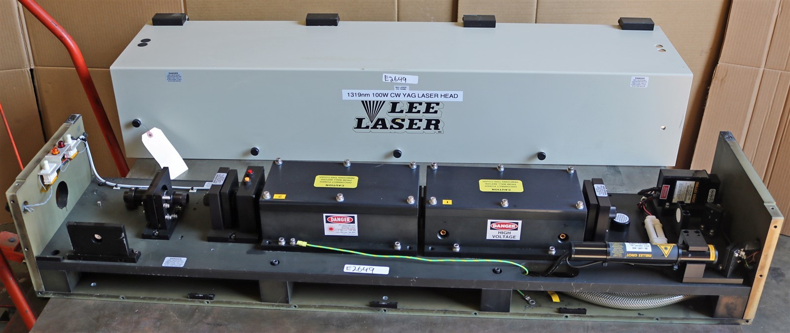 Lee Yag Laser Head 010215-007 1319nm, 100W, Water Cooled W/ Cables – – E2786