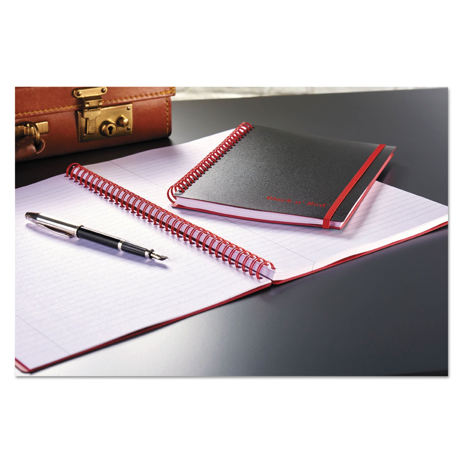 Black n Red Premium Business Notebook Optik Paper 140 Ruled Pages