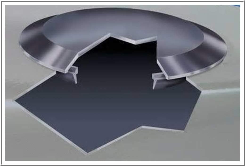 Flush Mount Black Plastic Body Sheet Metal Hole Plug Variations of 4,3,2,1Sizes