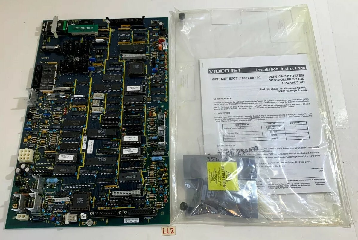 New Videojet Excel Version 5.0 System Controller Board Upgrade Kit PCB 375081-B