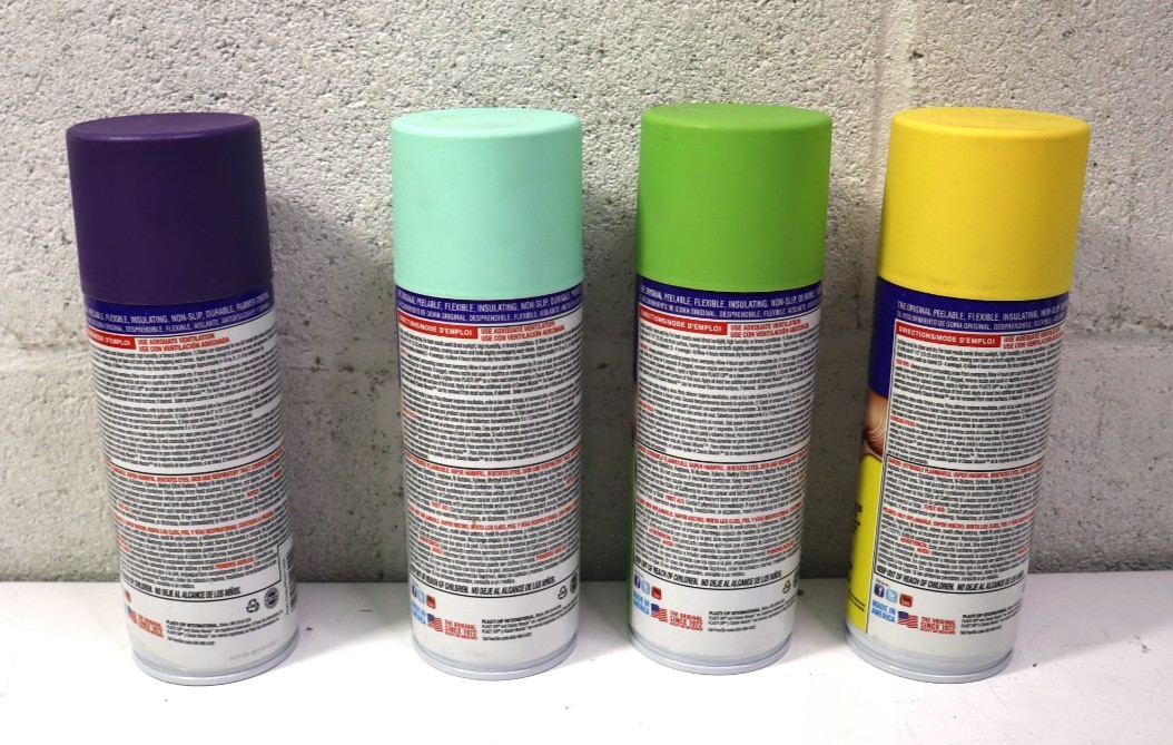 4 Plasti Dip Classic Muscle Assorted Colors Rubber Coating Spray 11oz READ