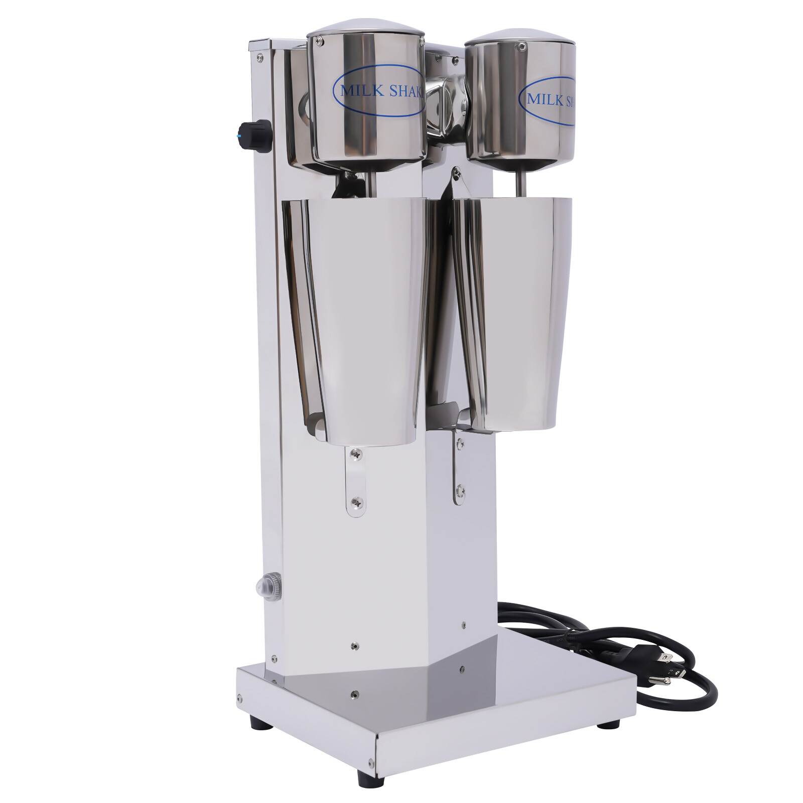 Double-head Electric Milk Shaker Silver Commercial Milk Shaking Machines 800ml