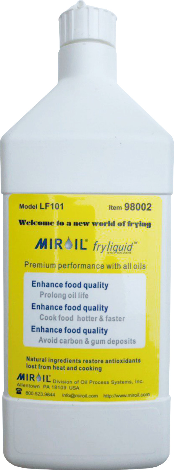 Miroil FryLiquid, BULK SAVER, LF1201 Pack of 12 x 1 Liter, Fry Oil Extender