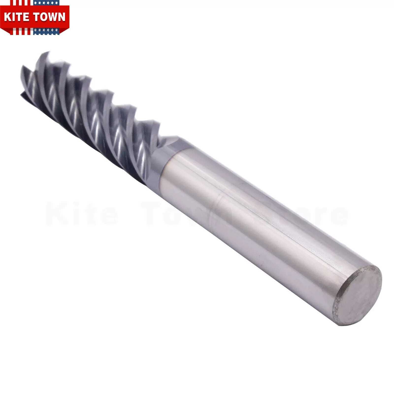 5 Flute Solid Carbide 3/4″ x 2-3/4″ x 6″ Long End Mill – AlTiN Coated