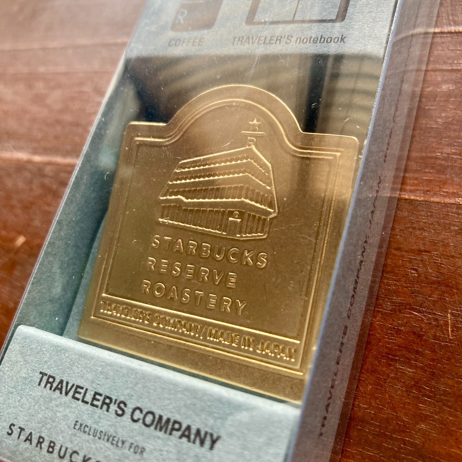 TRAVELER’S notebook Starbucks Reserve Roastery Camel passport size Set of 8