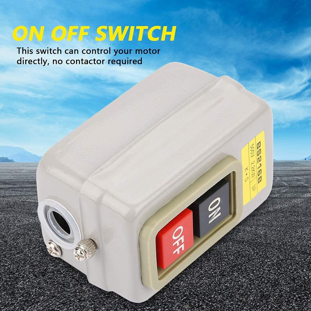 110/220/380V Push Button On/Off Start Stop Switch for 3 Phase Equipment