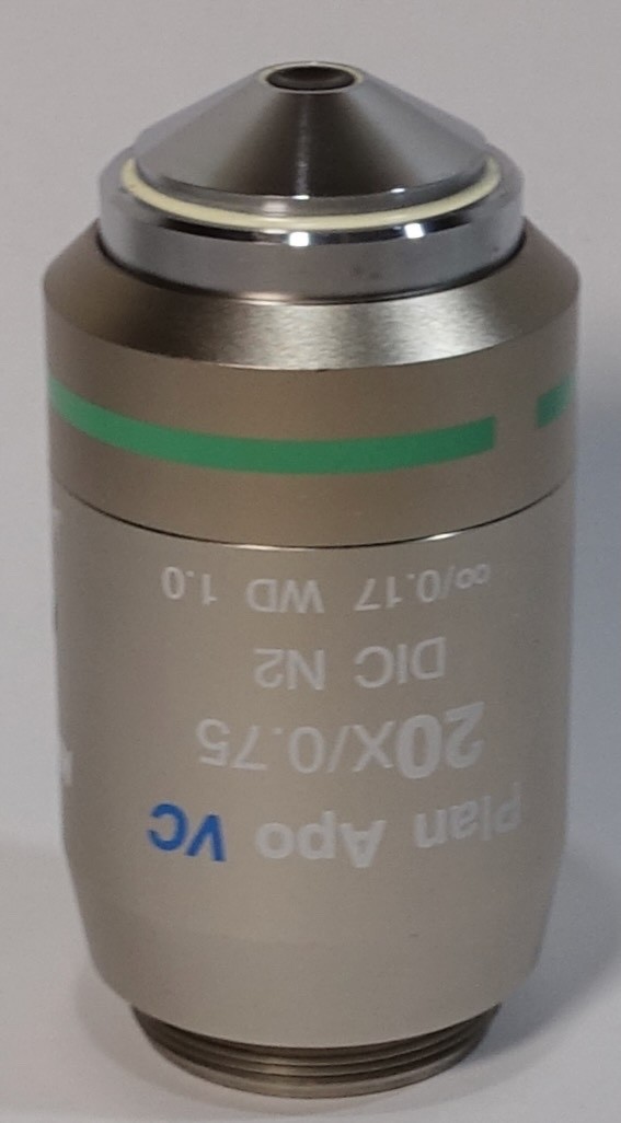 Nikon PLAN APO VC 20X0.75 ∞/0.17 WD 1.0 OFN25 DIC N2 Microscope Objective