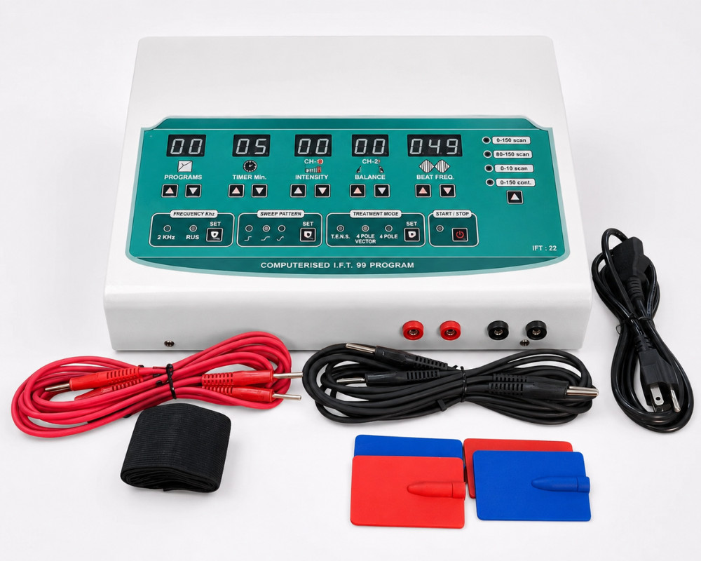 Best IFT Interferential Therapy Unit Multi Physical Therapy Digital Machine New