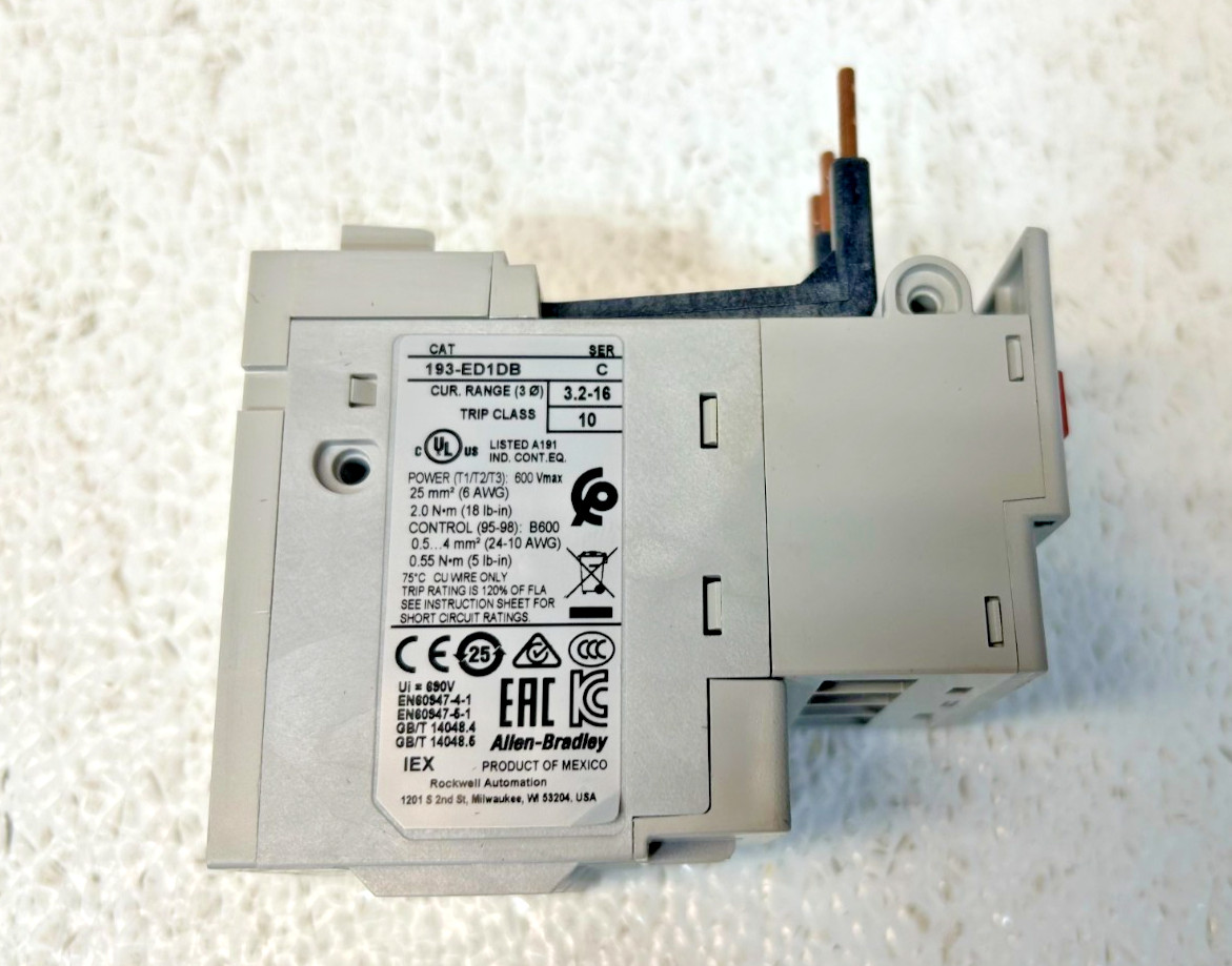 Allen-Bradley 193-ED1DB SER C Overload Relay