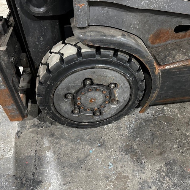 2018 Crown C51000-50 5000lb Used Forklift Triple Mast Sideshift LP Gas