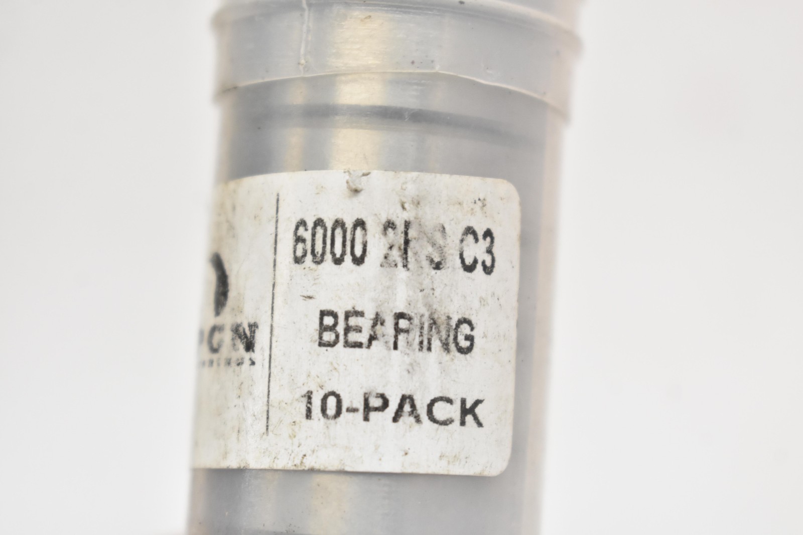 PGN Bearings 6000 2RS C3 Sealed Ball Bearings Steel 10-Pack 6000RS Radial Metric