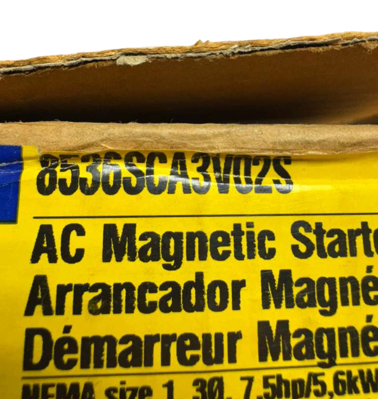 Square D 8536SCA3V02S AC Magnetic Starter Series A, 8536SCO3S, 31041-400-42