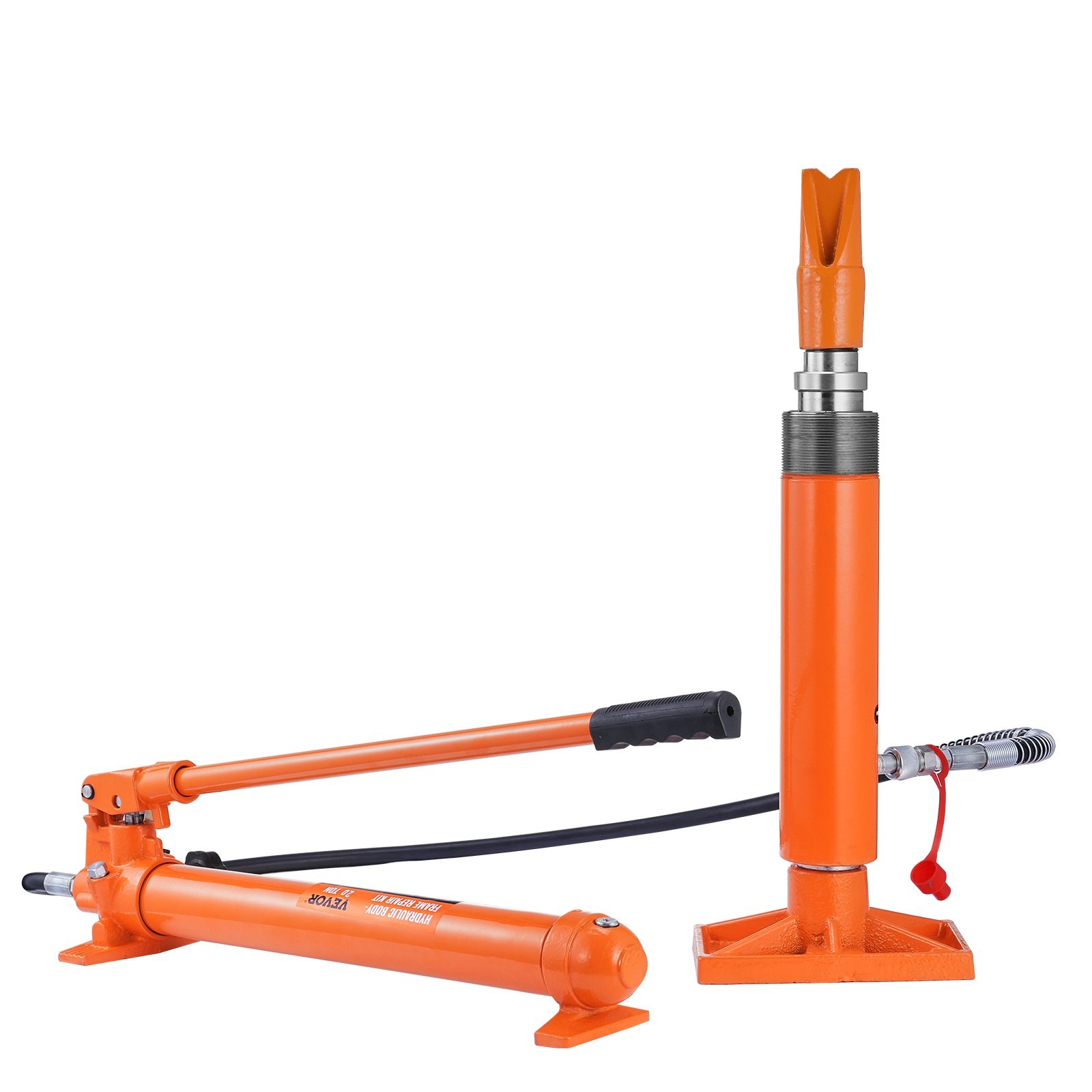 20 Ton Porta Power Kit, Portable Hydraulic Jack with 4.6 ft/1.4 m Oil Hose