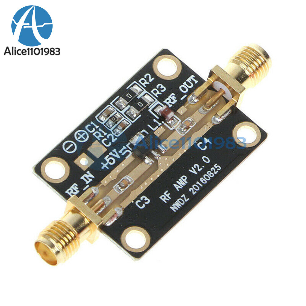 1-10PCS Low Noise LNA 0.05-4G NF=0.6dB RF amplifier FM HF VHF/UHF Ham Radio