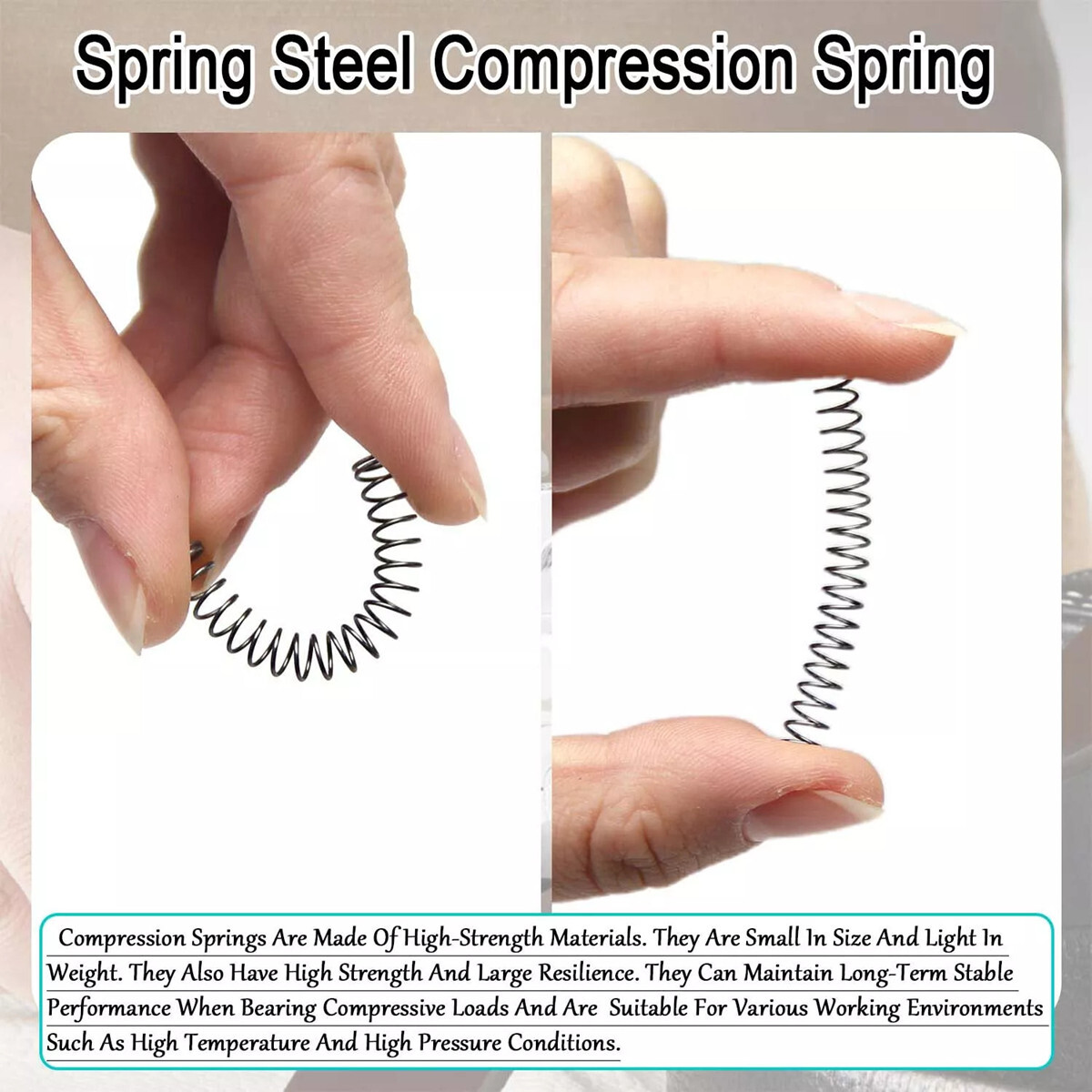 0.2mm Wire Diameter Compression Spring Steel 1.5 – 4mm OD Small Pressure Springs