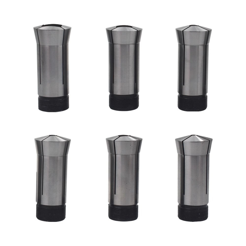 6 Pack 5C Square Collet Set 1/4″,5/16″,3/8″,1/2″,5/8″,3/4″