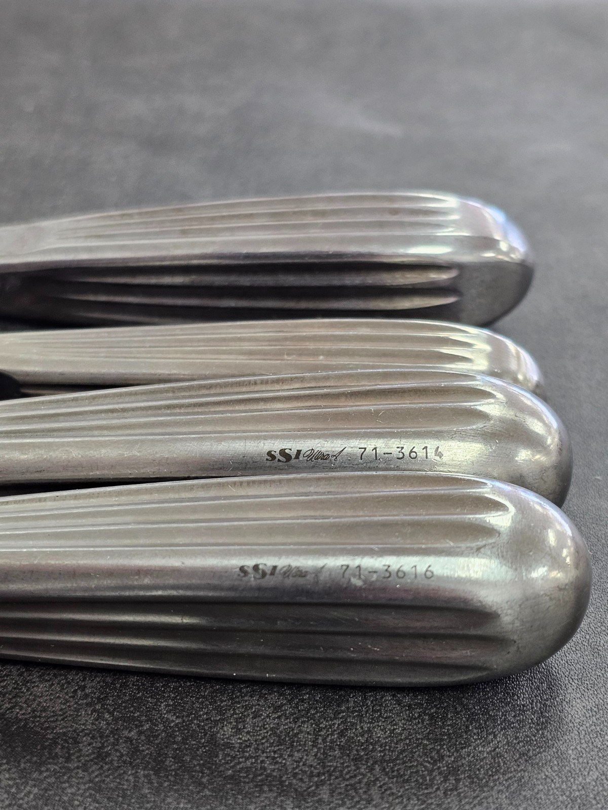 3pc SSI Ultra Barnhill Adenoid Curettes 2 3 & Child 2 + 1 Unbranded 71-3614 3616