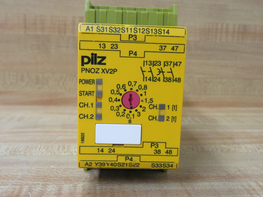 Pilz PNOZ XV2P 3/24VDC 2N/O 2N/OT Safety Relay 777502